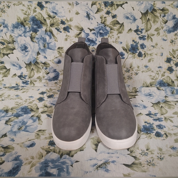 Dream Pairs Platform Wedge Booties Sneakers 7.5 - Picture 2 of 7